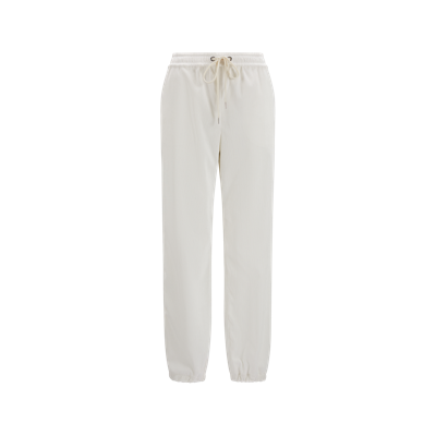 Moncler Collection Corduroy Jogging Pants White