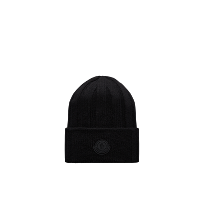 Moncler Collection Wool Beanie Black