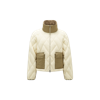Moncler Doudoune Courte Jonquille In Beige
