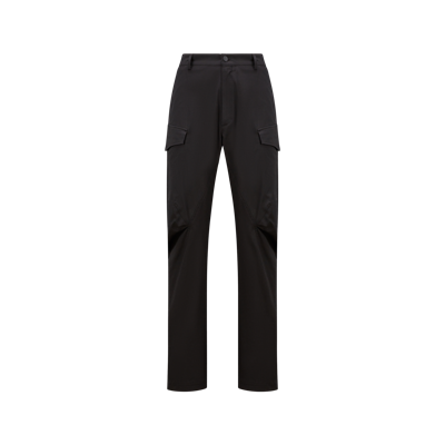 Moncler Collection Pantalon Cargo En Gabardine In Black
