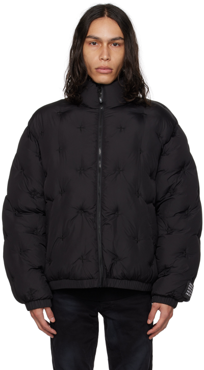 Ksubi Flight Puffer Jacket In Black