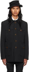 Vivienne Westwood Black Sang Jacket In 233-w00m2-n401lr