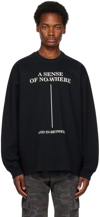 SONG FOR THE MUTE BLACK 'A SENSE OF NOWHERE' SWEATSHIRT