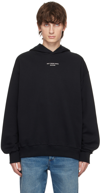 Drôle De Monsieur Black 'le Hoodie Slogan' Hoodie In Black