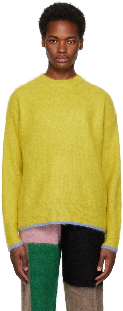 Zankov Yellow Neil Sweater In 702 Bergamot