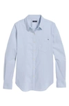Vineyard Vines Stretch Cotton Oxford Button-up Shirt In Oxford Jake Blue
