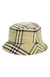 BURBERRY ARCHIVE CHECK COTTON BUCKET HAT