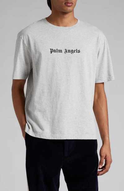 Palm Angels Classic Logo Slim T-shirt In Bianco