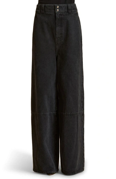 Khaite Isla Wide-leg Jeans In Prescott