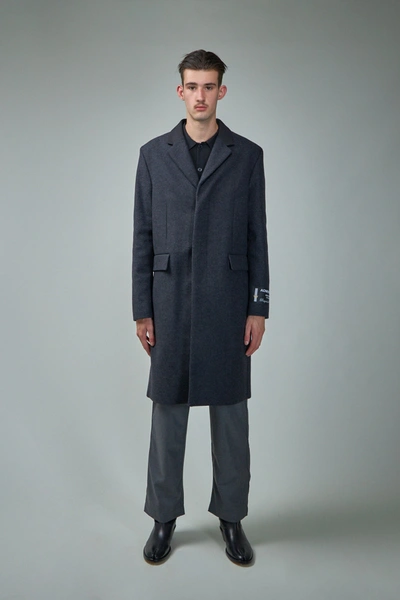 Acne Studios Single-breasted Wool Blend Coat