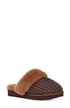 Ugg Cozy Knit Shearling Slippers In Burnt Cedar