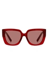 Marc Jacobs Eyewear Cat In Red/ Burgundy
