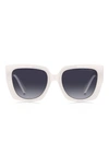 Marc Jacobs Women's Marc 687/s 54mm Square Sunglasses In Ivory/gray Gradient