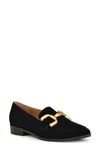 Nine West Lilma Loafer In Black Suede