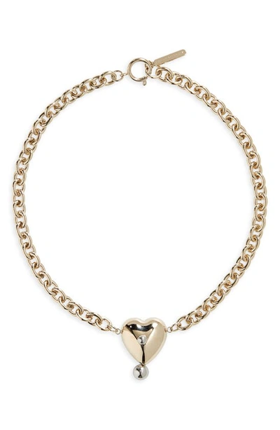 Justine Clenquet Nic Necklace In Gold/silver