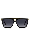 MARC JACOBS 58MM GRADIENT SQUARE SUNGLASSES