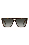 MARC JACOBS 58MM GRADIENT SQUARE SUNGLASSES