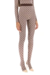 Marine Serre Stretch Recycled Fabric Moon Leggings