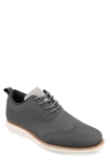 Vance Co. Ezra Mens Knit Lace-up Casual And Fashion Sneakers In Grey