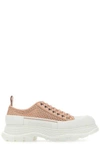 Alexander Mcqueen Perforated Chunky Sole Sneakers In Rogoofwhi