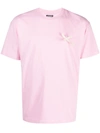Jacquemus Le Tshirt Nud Cotton T-shirt In Pink 2
