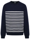 APC A.P.C. MATTHEW STRIPE CASHMERE BLEND SWEATER