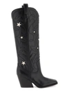 STELLA MCCARTNEY TEXAN BOOTS WITH STAR EMBROIDERY