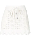 FENTY X PUMA scalloped drawstring mini skirt,57426312162717