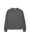 Pangaia Womens Reclaimed Cotton Sweatshirt In Reclaim Charcoal