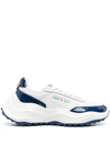 Casablanca Red And White Atlantis Sneakers Men In Wh/navy