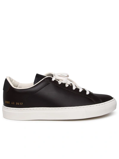 Common Projects Brown Leather Sneakers