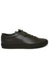 COMMON PROJECTS COMMON PROJECTS GREEN LEATHER ACHILLES SNEAKERS