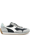 Diadora Equipe Panelled Suede Sneakers In Grey