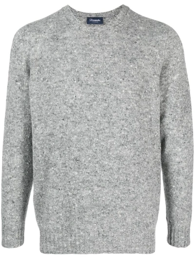 Drumohr Sweater With Logo In Gray