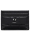 Dsquared2 D2-plaque Matelassé Card Holder In Black