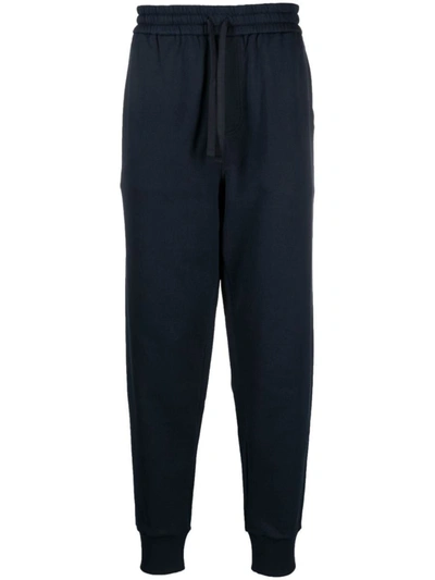 Etro Trousers With Logo In Blue