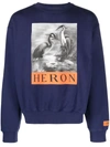 Heron Preston Sweatshirt With Print In Blue