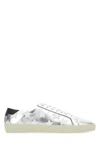 Saint Laurent Court Classic Sneakers In Silver