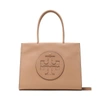Tory Burch Neutral Ella Bio Small Faux-leather Tote Bag In 200
