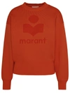 ISABEL MARANT ÉTOILE ISABEL MARANT ÉTOILE ORANGE COTTON BLEND 'AILYS' SWEATER