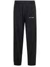 PALM ANGELS PALM ANGELS BLACK POLYESTER TROUSERS