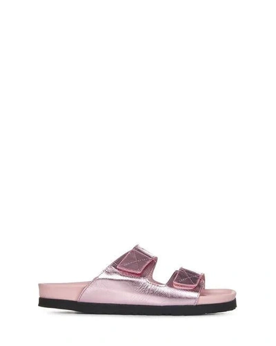 Palm Angels Flat Sandals  Woman In Pink