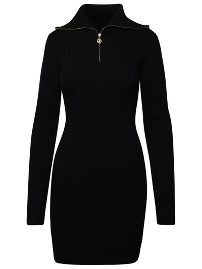 Patou Zip Dress In Negro