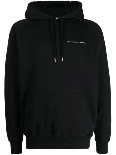 Pop Trading Company Black Printed Hoodie