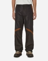 MONCLER BORN TO PROTECT NYLON PANTS BROWN