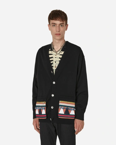 Undercover Knit Cardigan In Black