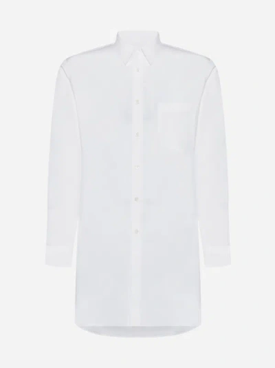 Comme Des Garçons Homme Deux Shirt In White