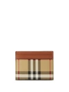 BURBERRY BURBERRY CHECK MOTIF CREDIT CARD CASE