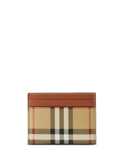BURBERRY BURBERRY CHECK MOTIF CREDIT CARD CASE