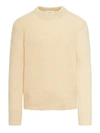 Ami Alexandre Mattiussi Hairy Light Crewkneck In Nude & Neutrals